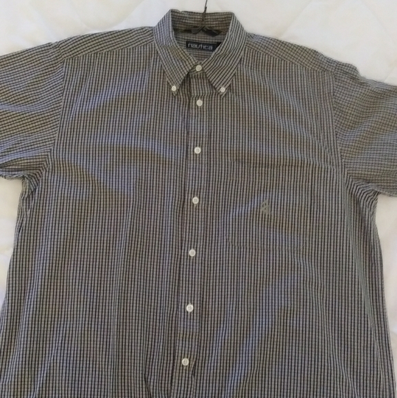 Nautica casual button-down short sleeve shirt - Picture 1 of 6